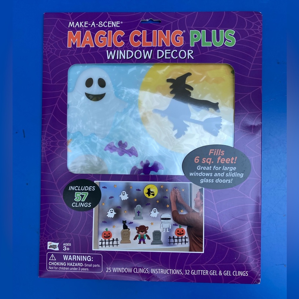 Halloween window clings